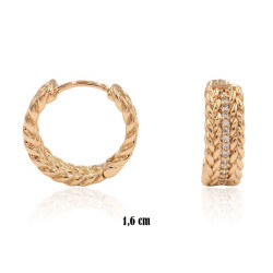 Kolczyki Xuping pozłacane 18k - MF38832